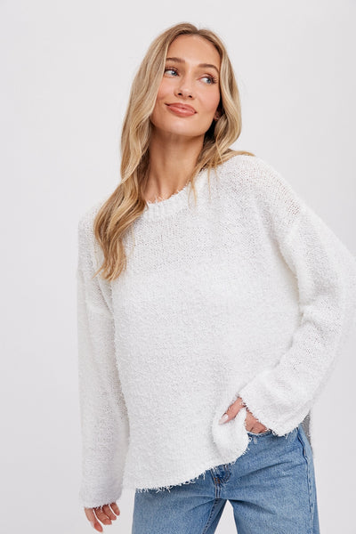 White Light Weight Sweater