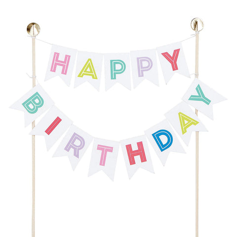 Happy Birthday Cake Topper
