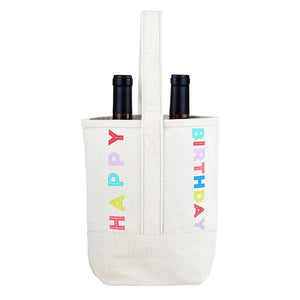 Happy Birthday Wine Tote