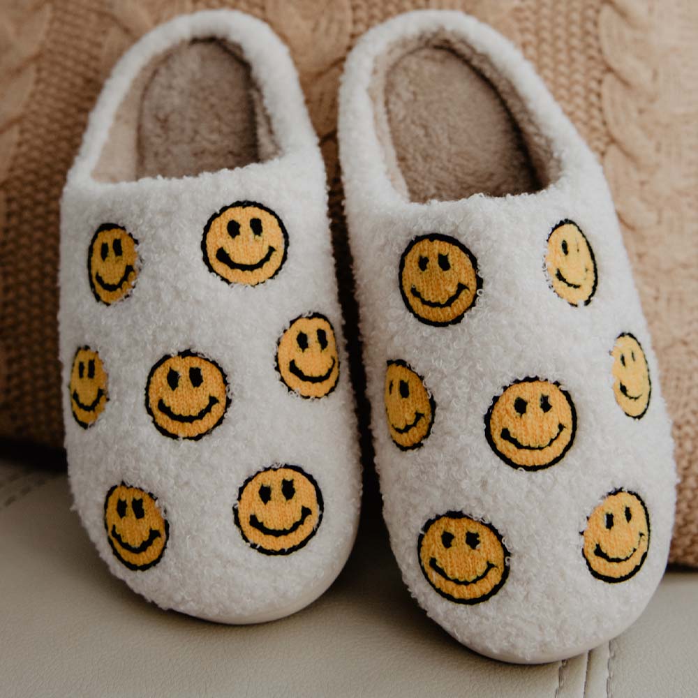 Happy Happy Smiley Slippers