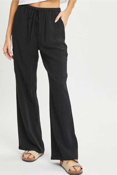 Black Linen Pants