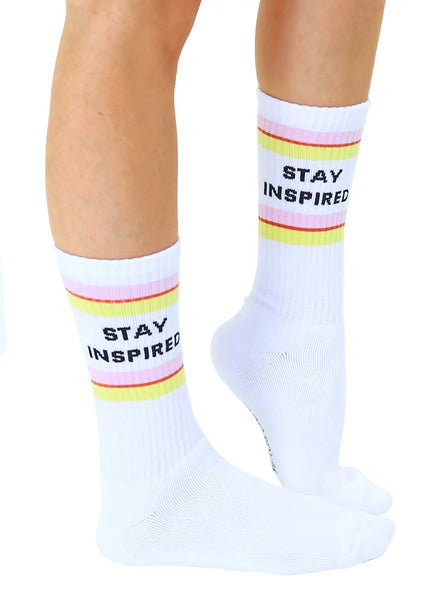 Stay Inspired Socks