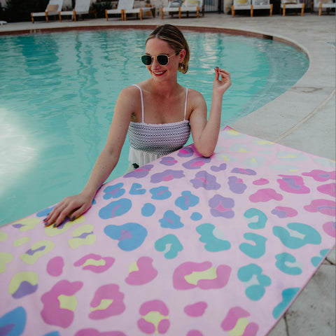 Leopard Printed Quick Dry Towel