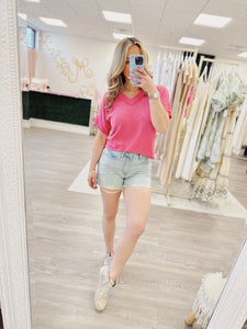 Six Fifty Hadley Pink Top