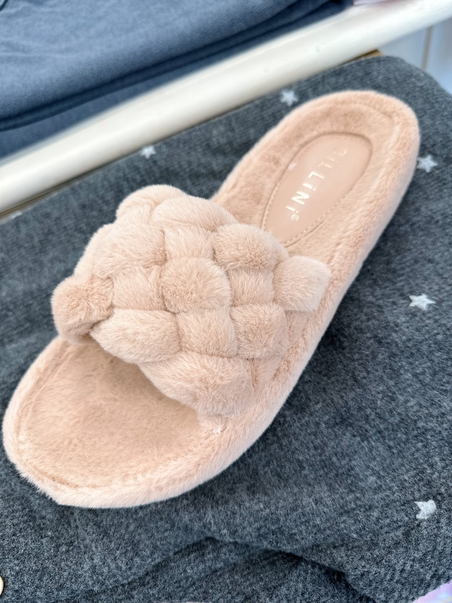 Winter Taupe Slippers