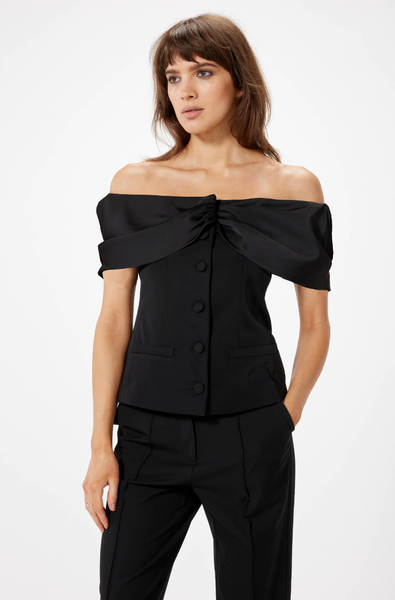 Sophie Rue Black Suit Top