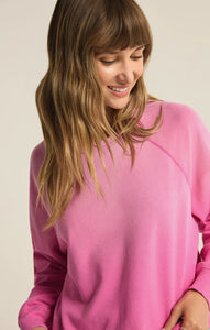 Z Supply Washed Pink Sweatshirt