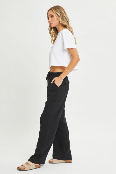 Black Linen Pants