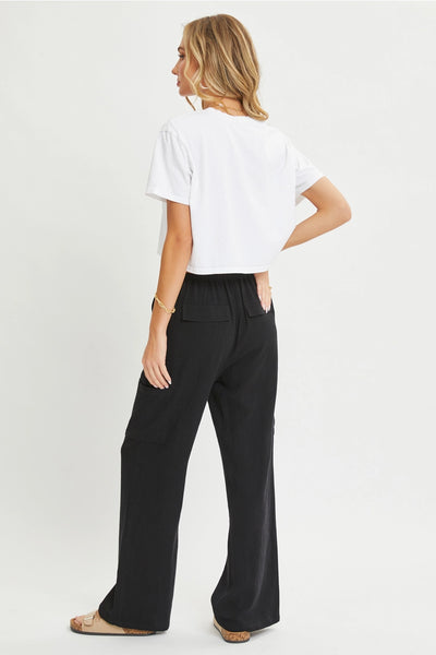 Black Linen Pants