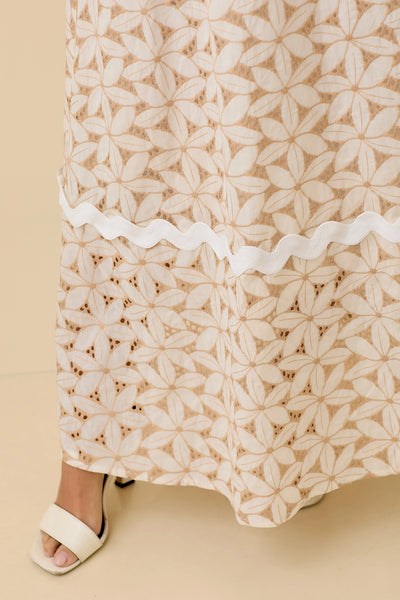 Maddy Eyelet Maxi Dress