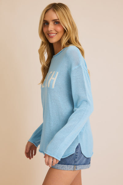 Beach Knit Crewneck Sweater