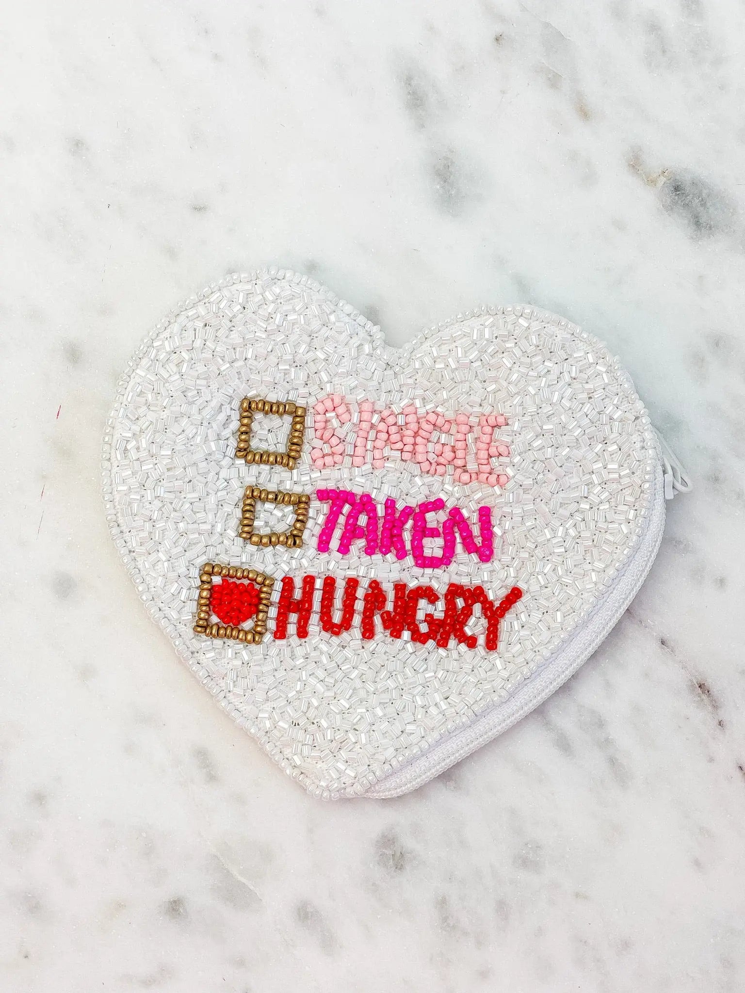 'Single, Taken, Hungry" Pouch