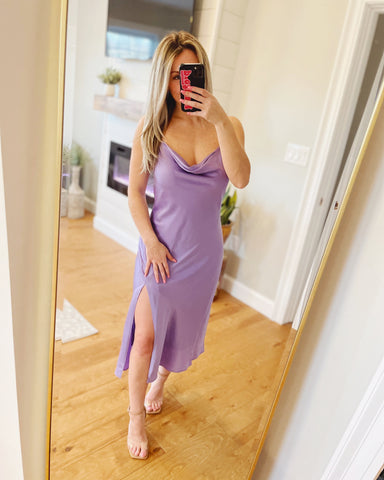 Lavender Slip Dress