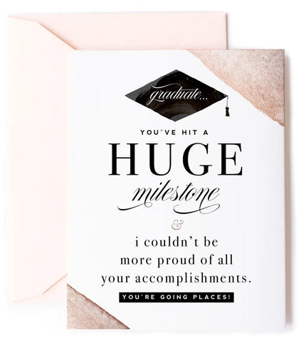 Huge Milestone Graduation Card