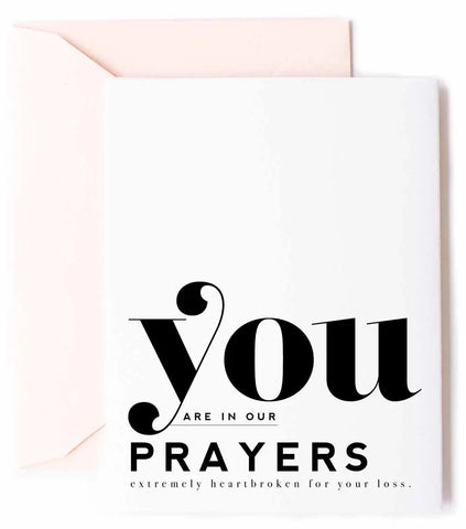 Prayers Card