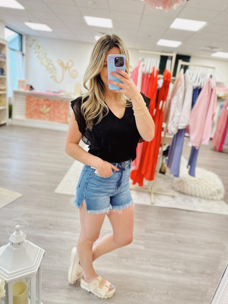 Sofie Distressed Short