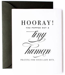 Tiny Human Congrats Card
