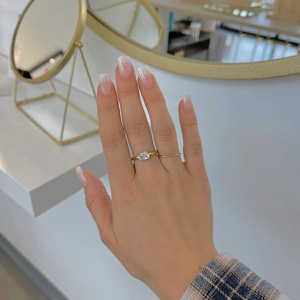 Gold Baguette Ring