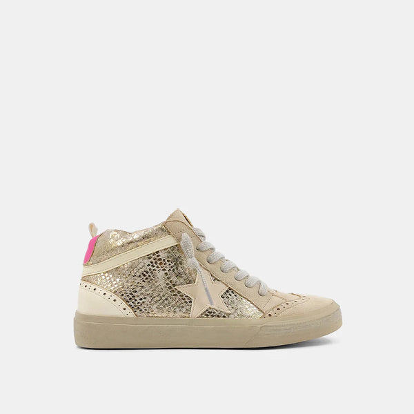 Paulina Snakeskin High Top