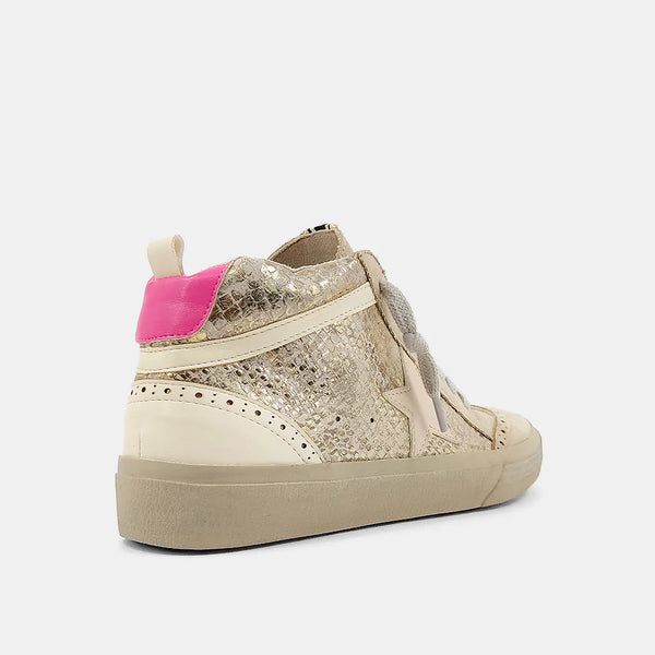 Paulina Snakeskin High Top