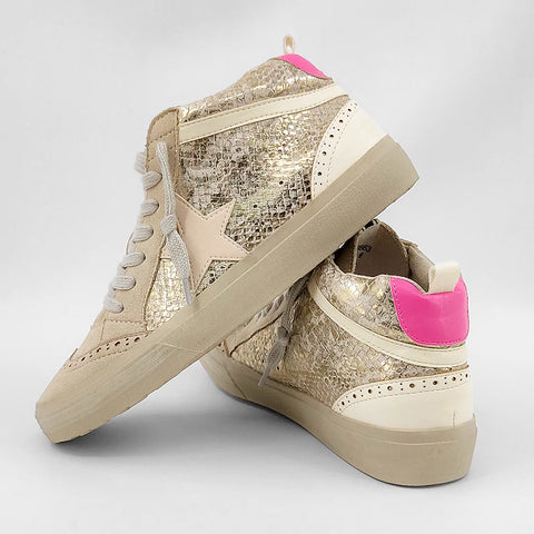 Paulina Snakeskin High Top