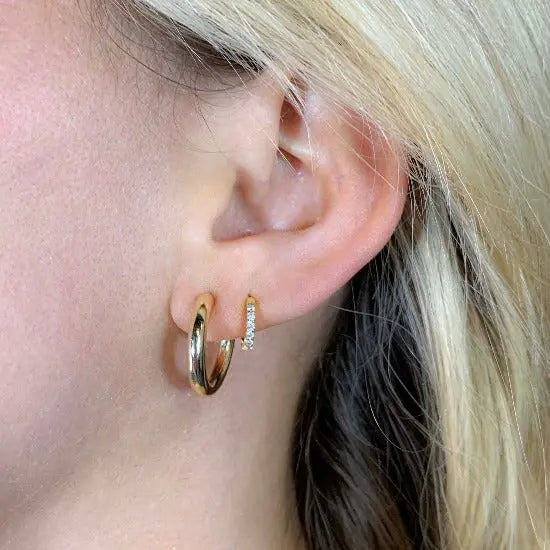 Small Tessa Tube Earrings