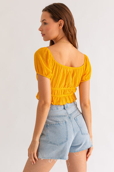 Sunshine Cropped Top